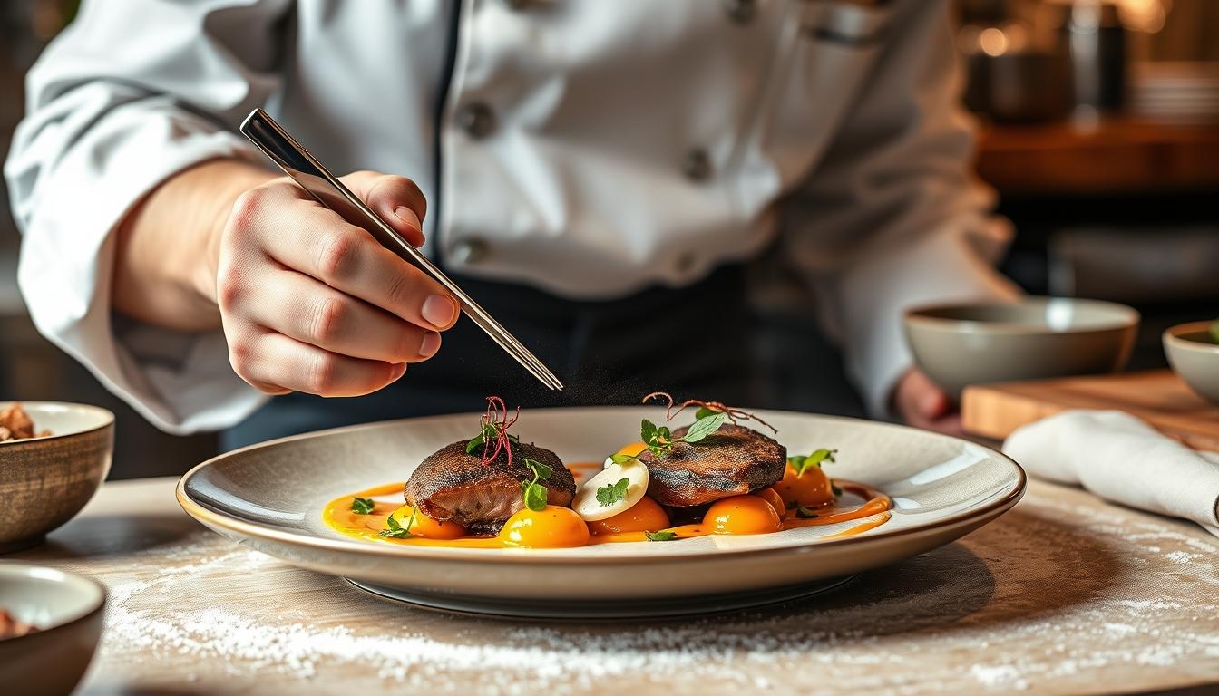 Freshly baked homemade cake in a kitchen setting